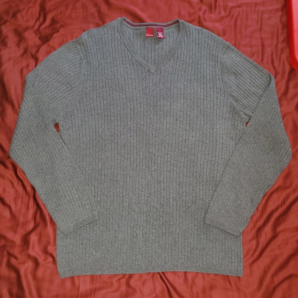 Merona Gray V-Neck Sweater
